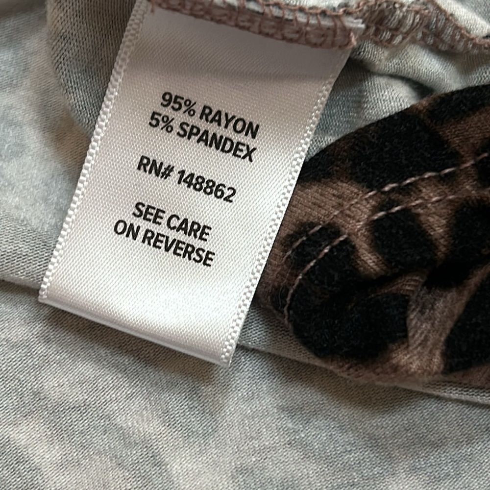 Size 3 / 3X Torrid super soft sleep pajama nightgown animal print - Picture 4 of 4